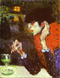 The Absinth Drinker 1901 picasso