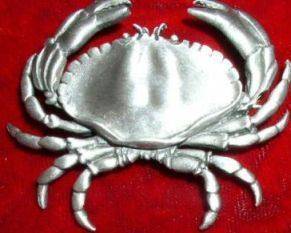 Cancer vintage silver crab