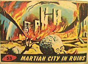 Mars city in ruins card