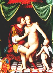 Venus, Mars and Cupid. School of Fontainebleau.JPG