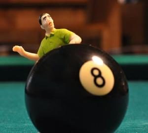 behind the 8 ball