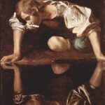 Narcissus by Michelangelo Caravaggio