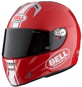Red bell helmet