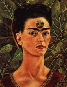 thinking about death Frida Kahlo
