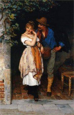 courting painting