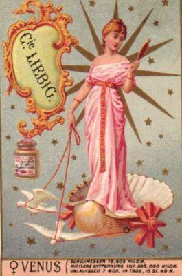 Venus vintage card