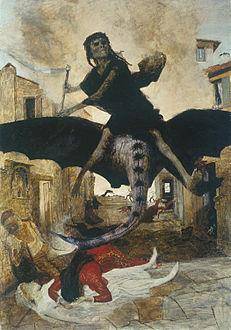 The Plague, 1898 Arnold Böcklin