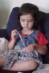 daughter sewing