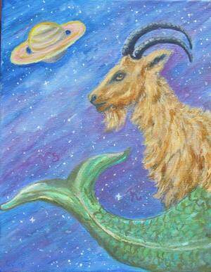 Capricorn Saturn sea goat